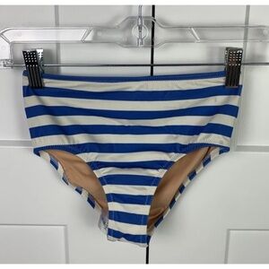 NWT J Crew Crewcuts Girls' Swimsuit Bottom UPF 50+ Size 6 7 8 Blue Stripe